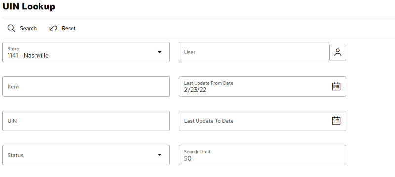 UIN Lookup