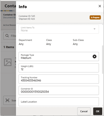 Info Screen
