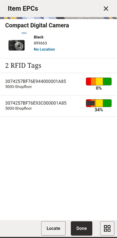 Item EPCs