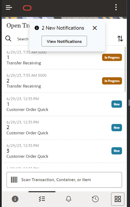 Notification Display