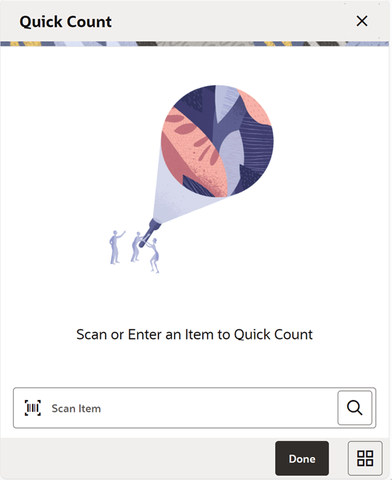 Quick Count Screen