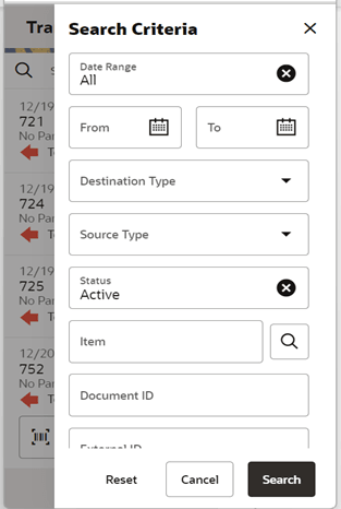 Search Criteria Screen 2