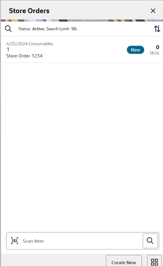 Store Orders