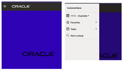 This image shows the custom mobile branding.