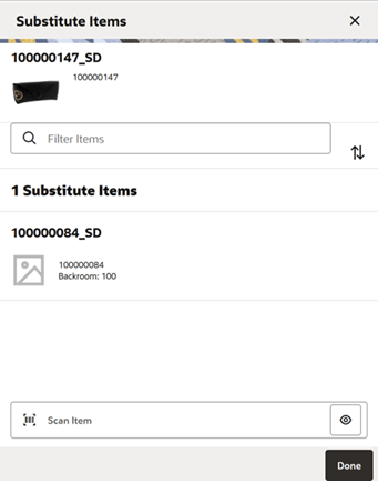 This image shows the Replenishment Pick Lists Information screen.