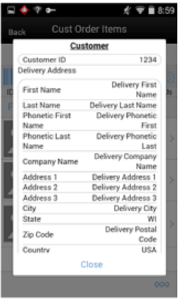 Customer Popup Customer Popup