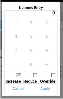 Numeric Entry Numeric Entry