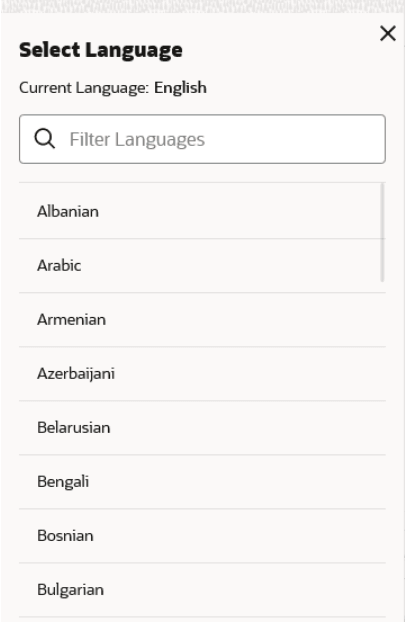 Select Language Select Language