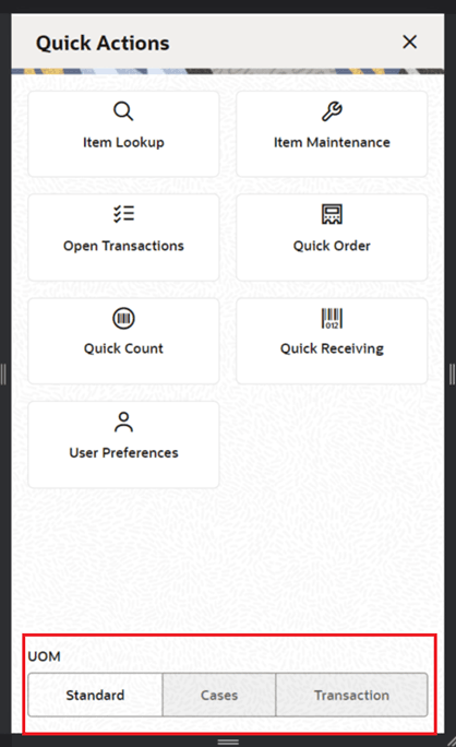 Select Unit of Measure Select Unit of Measure