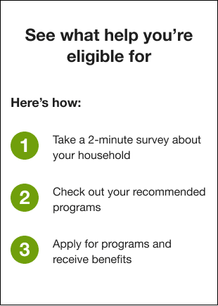 This image shows an example of the Numbered Steps module.