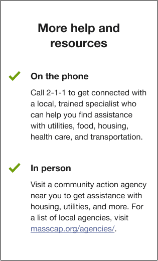 This image shows an example of the Resources module.