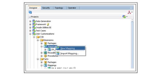 Right-click Mapping and select New Mapping from the menu. Right-click Mapping and select New Mapping from the menu.