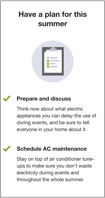Example of the Checklist module for the Pre-Season Welcome email.