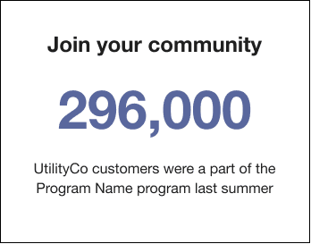 Example of the Social Proof module for the Pre-Season Welcome email.
