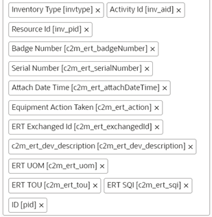 Available properties section with several properties tags.