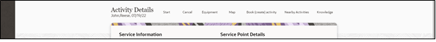 Shows the activity details in worker’s queue.