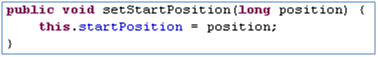 This snapshot shows how GFP sets the start position on the File Parser. This snapshot shows how GFP sets the start position on the File Parser.