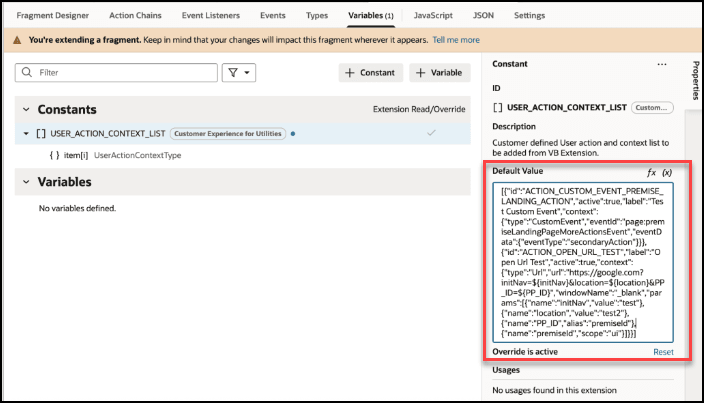 This image shows an example of the configuration.