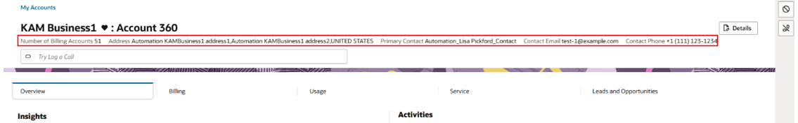 This image shows an example of the header.