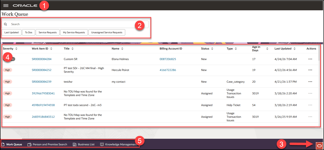 This image provides an example of the Agent Service interface.