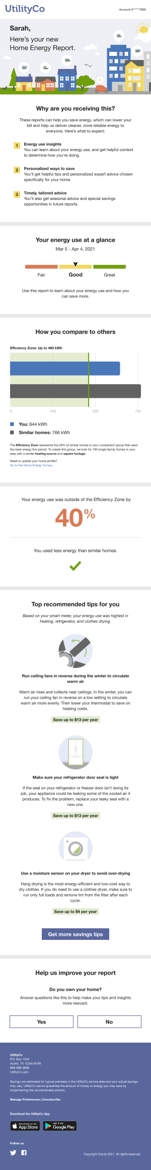 Image of new Customer Welcome Report