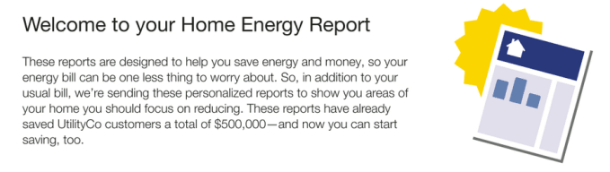 Image of limited income welcome report for new customers