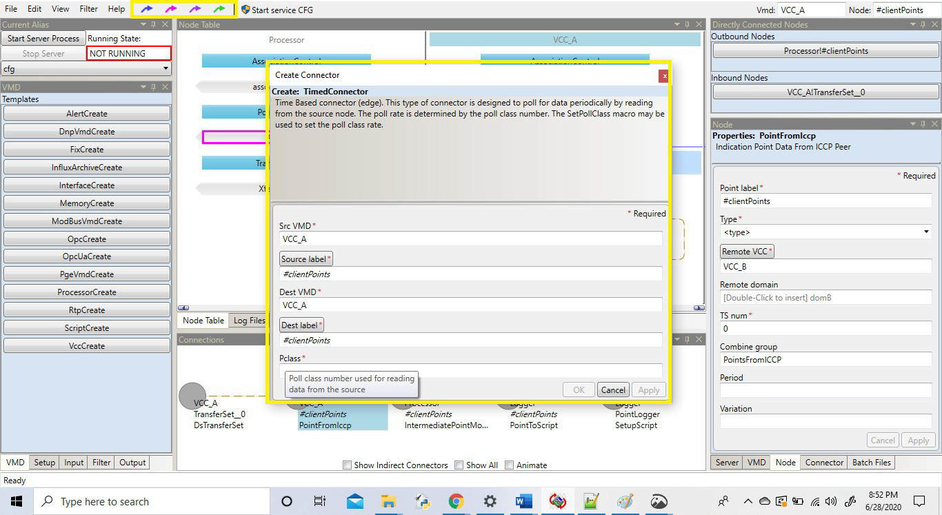 Image of Create Connector properties