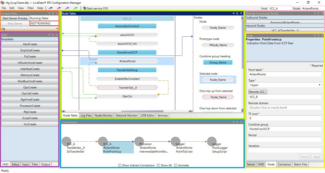 Image of configuration manager user interface