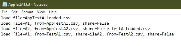 Image of example AppTestA1.txt file