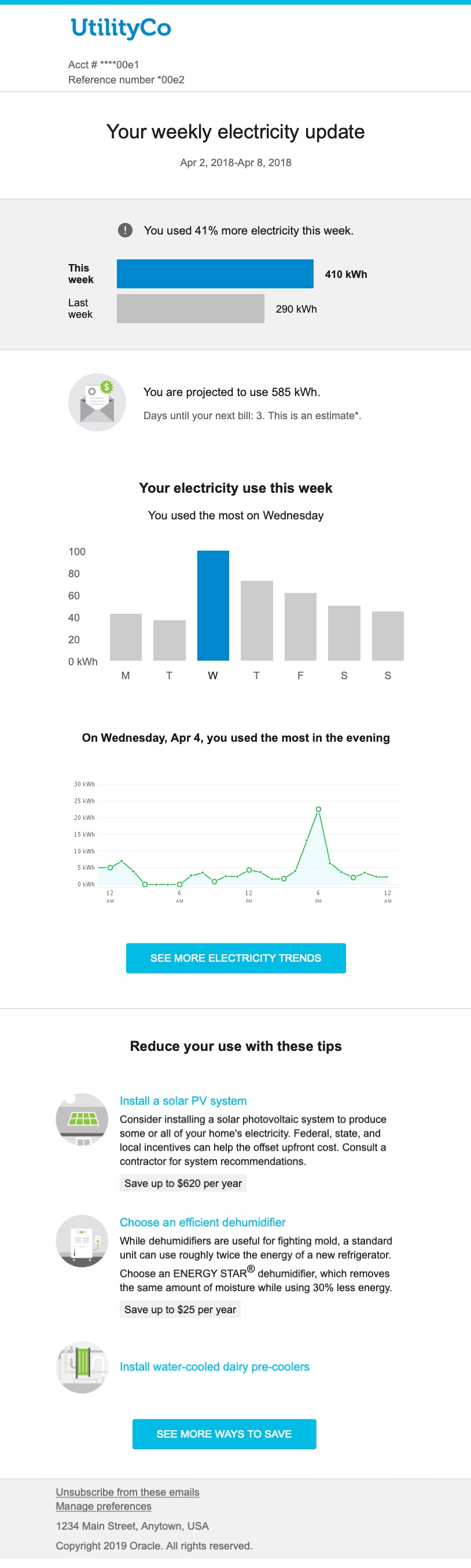 This image shows an example of the email.