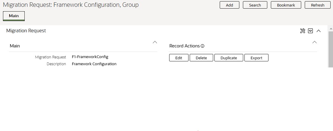 The Delete Button appears under the Record Actions section.