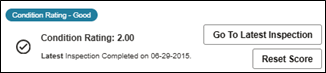 Example of a Condition Rating Insight