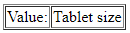 HTML rendered for extendable lookup