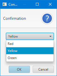 ChoiceDialog (JavaFX 25)