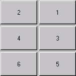 Shows 6 buttons in rows of 2. Row 1 shows buttons 2 then 1.
        Row 2 shows buttons 4 then 3. Row 3 shows buttons 6 then 5.