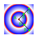 image showing the
distance of AB, BC, AD, and DE are all equal
