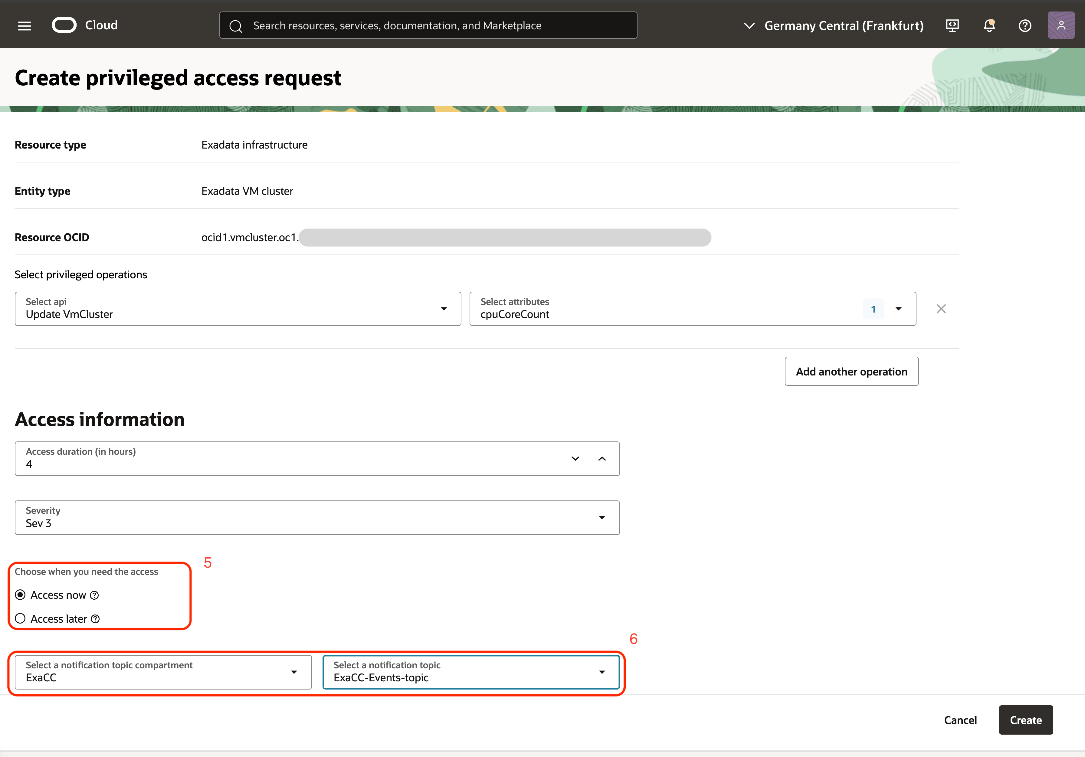 Image 10: Create Access Request Image 10: Create Access Request