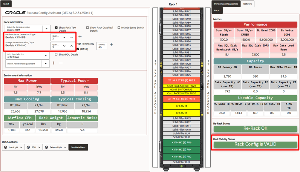 Image 4: Valid rack configuration