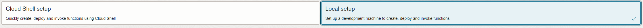 Local Setup