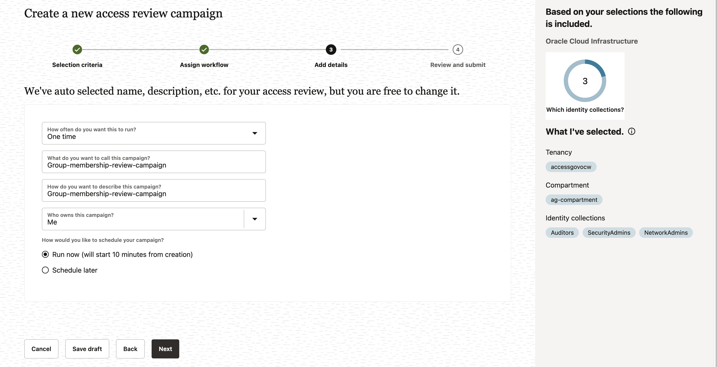 Access Governance Homepage