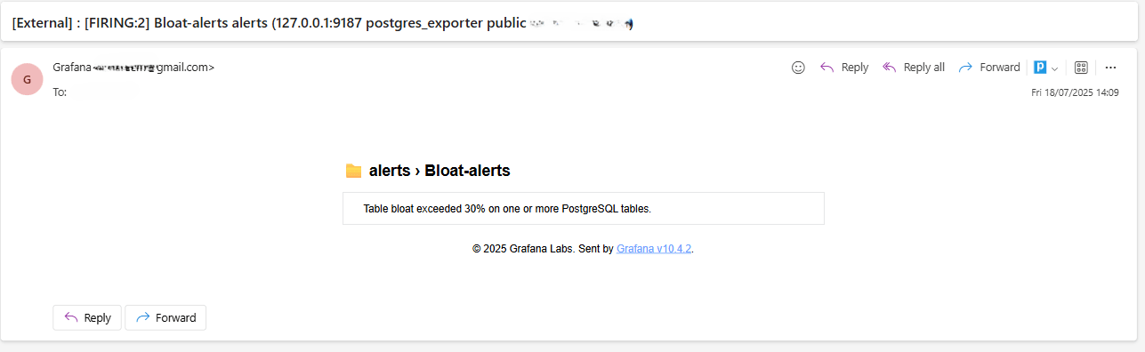 Email Alert
