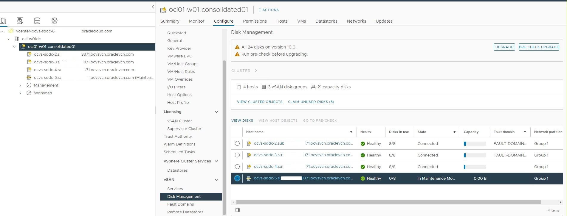 Prepare Host for vSAN and NSX