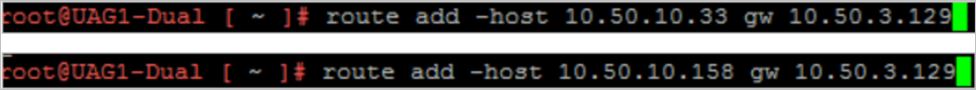 Route table entry for LBaaS