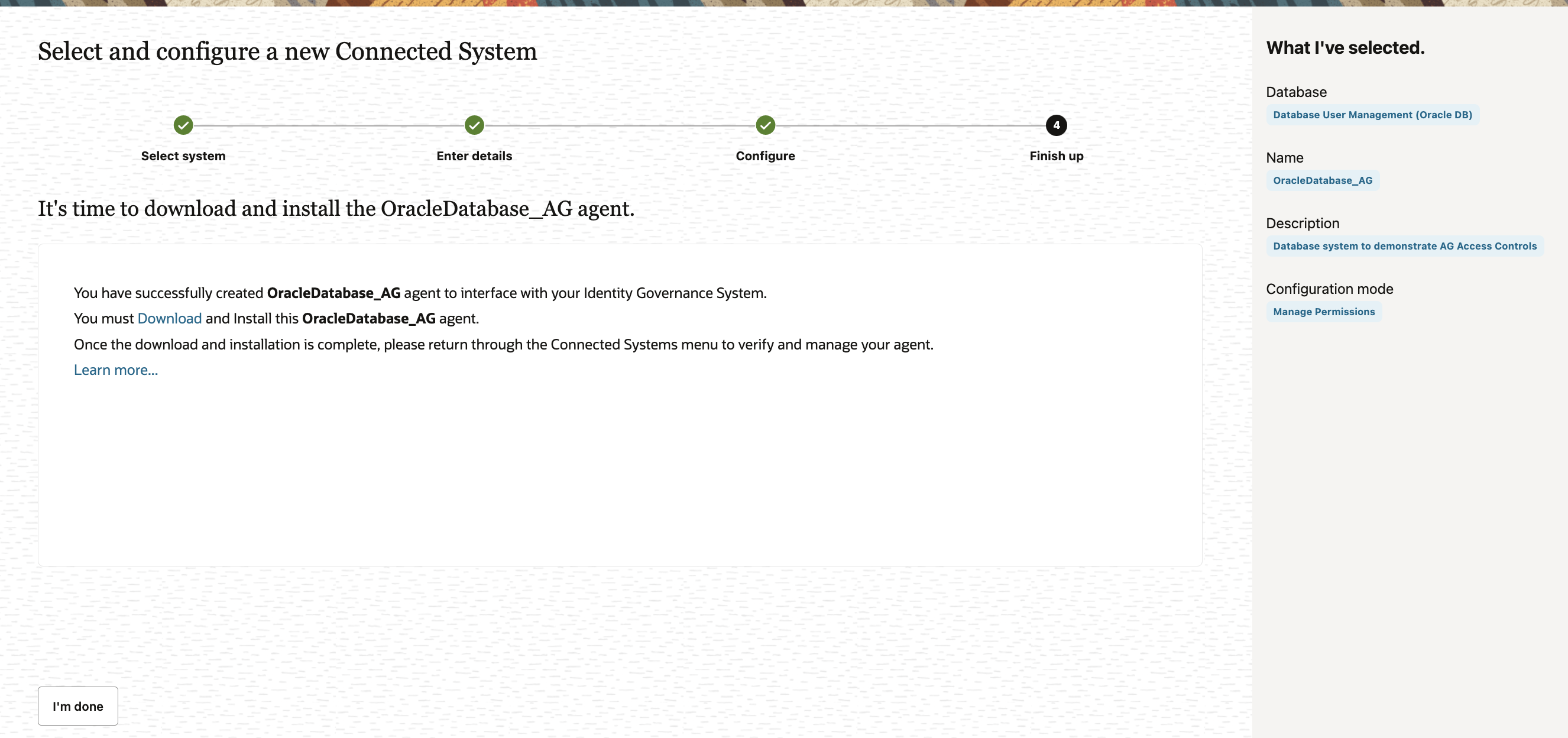 Connected system added