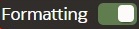 Formatting Toggle Formatting Toggle