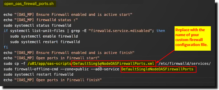 open firewall port script