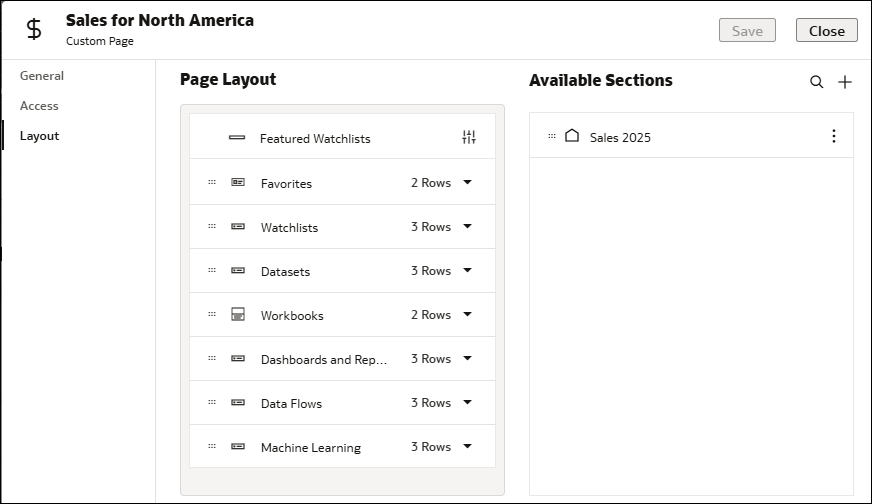 Description of custom-pages-layout-tab.png follows Description of custom-pages-layout-tab.png follows
