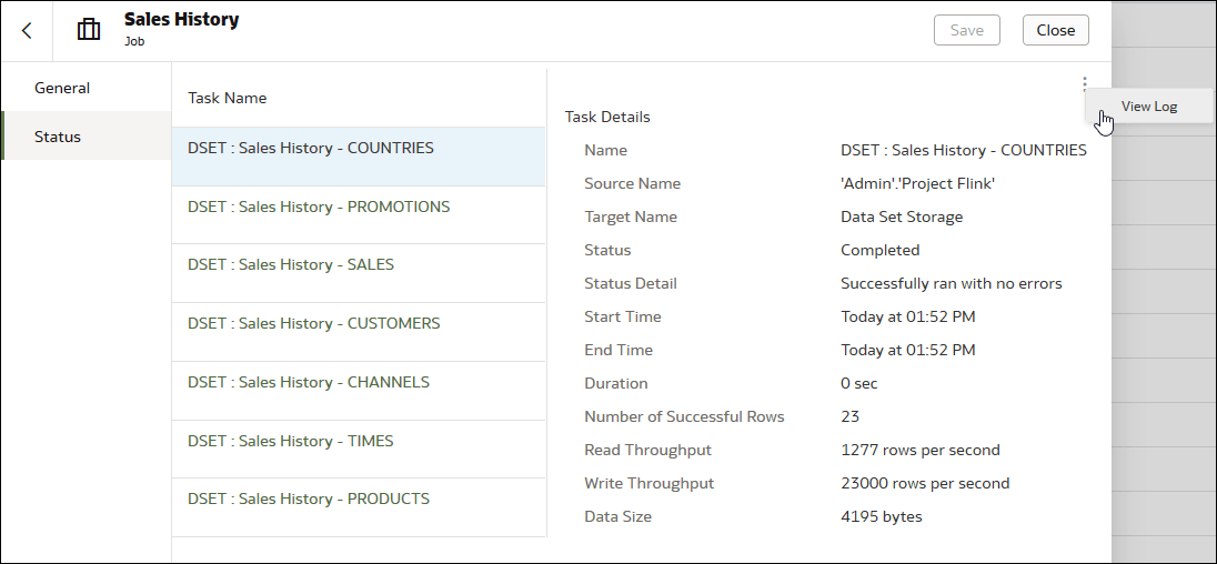 Description of data-editor-view-reload-log.png follows Description of data-editor-view-reload-log.png follows