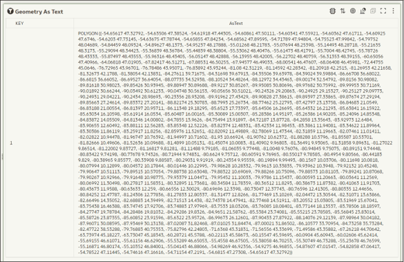 Description of maps-geodatatype-calc-onecol-geometryastext-stormbuffercol.png follows