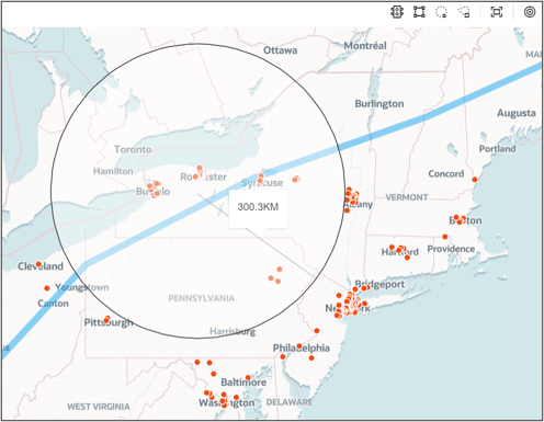 Description of maps-geodatatype-radial-selection.png follows